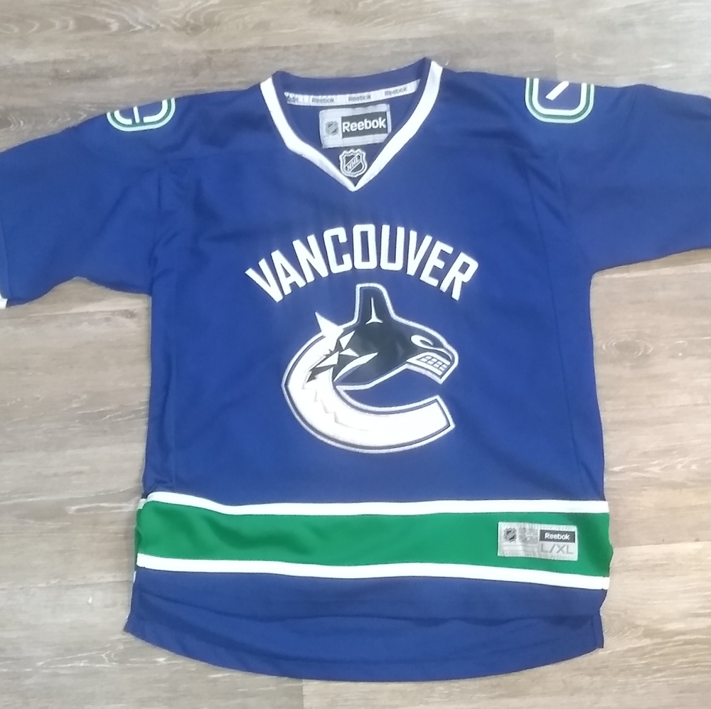 Reebok Blue and Green Kids Jersey